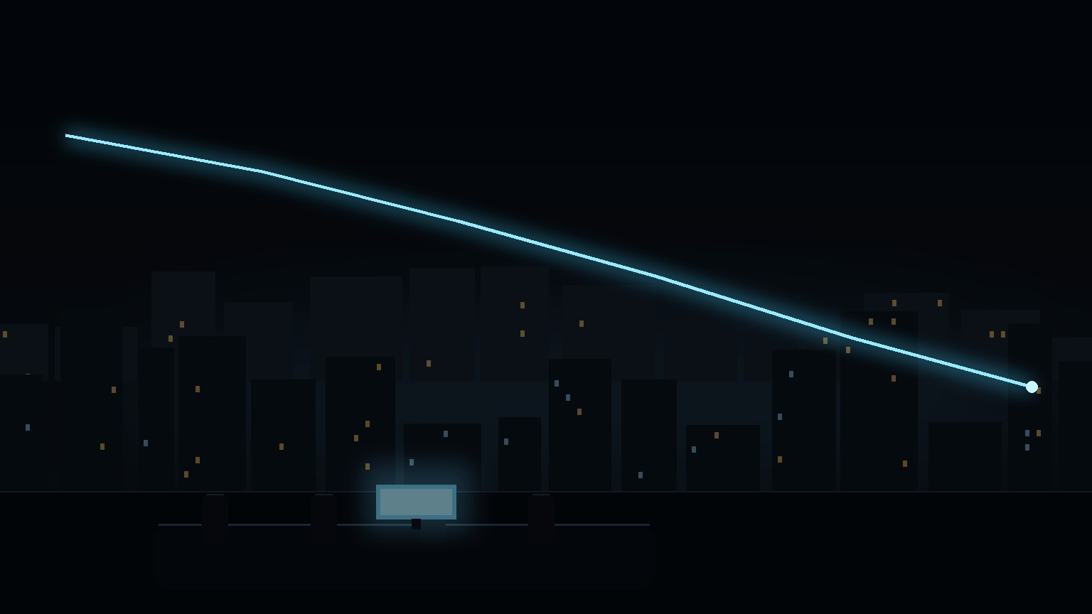 Editorial illustration of an empty corporate boardroom at night, city lights through glass walls and a lone glowing screen on a dark conference table.