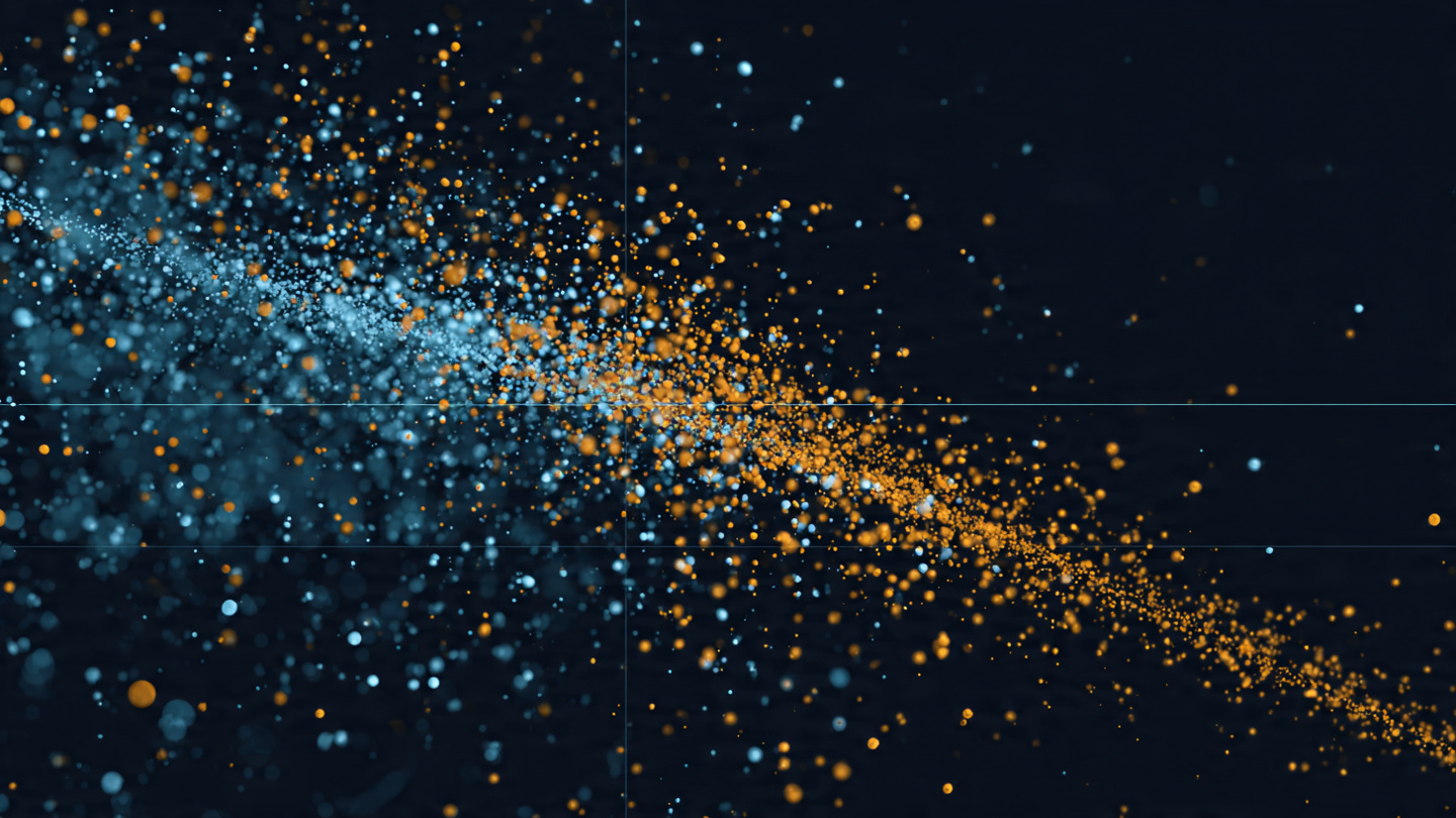 Abstract visualization of scattered data points showing the mismatch between predicted confidence and actual accuracy